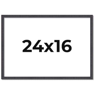 24x16 Frame Brown Solid Wood Picture Frame - Complete Modern Photo