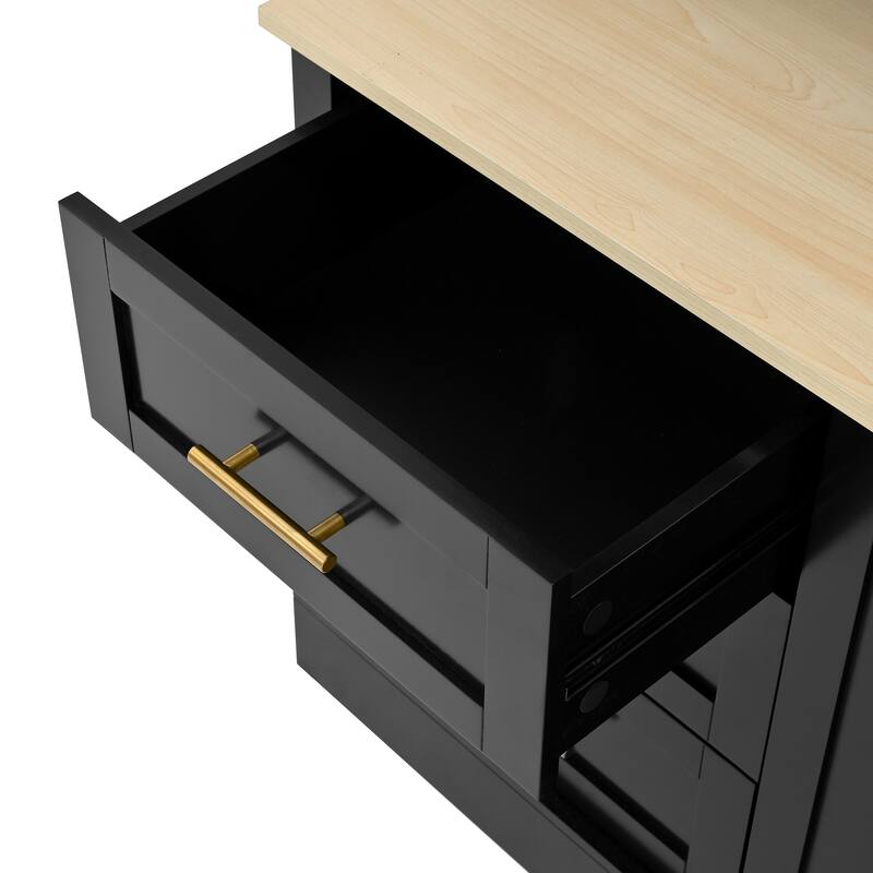 102.3"W Farmhouse 4-Piece Entertainment Center Wall Unit with Adjustable Shelf, TV Stand with Bookshelves for TVs Up to 75"