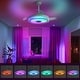 preview thumbnail 13 of 69, Sofucor 52Inch Low Profile Flush Mount Ceiling Fan with LED Light,3‑Blade Quiet Light Combo for Bedroom Kitchen Living Room