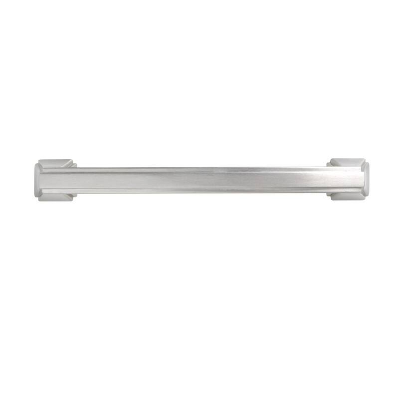 Utopia Alley Brett Pull Handle - Decorative Cabinet Drop Pull Handles for Cabinets, Brushed Nickel, 5.0" Center to Center