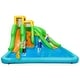 preview thumbnail 25 of 30, Costway Inflatable Water Park Bounce House with Climbing Wall Two Green&Blue - without blower