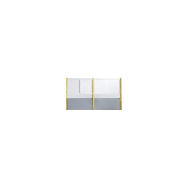 King Size Bed - Modern Gray Gloss Bedroom Furniture - Tuscan Temptations