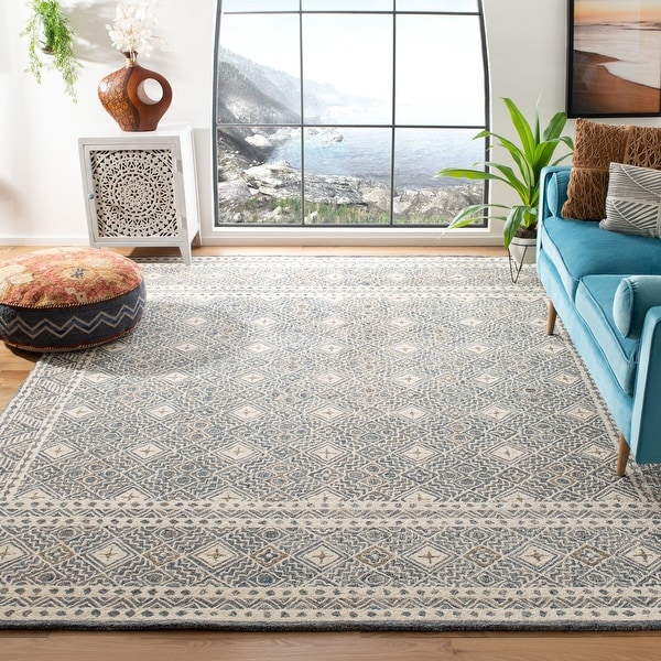 SAFAVIEH Handmade Micro Loop Jelske Wool Rug On Sale Bed Bath