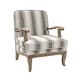preview thumbnail 26 of 28, Rinaldo Farmhouse Upholstered Armchair with Solid Wood Legs by HULALA HOME