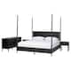 Option Black, 4-Piece with Two Nightstands
