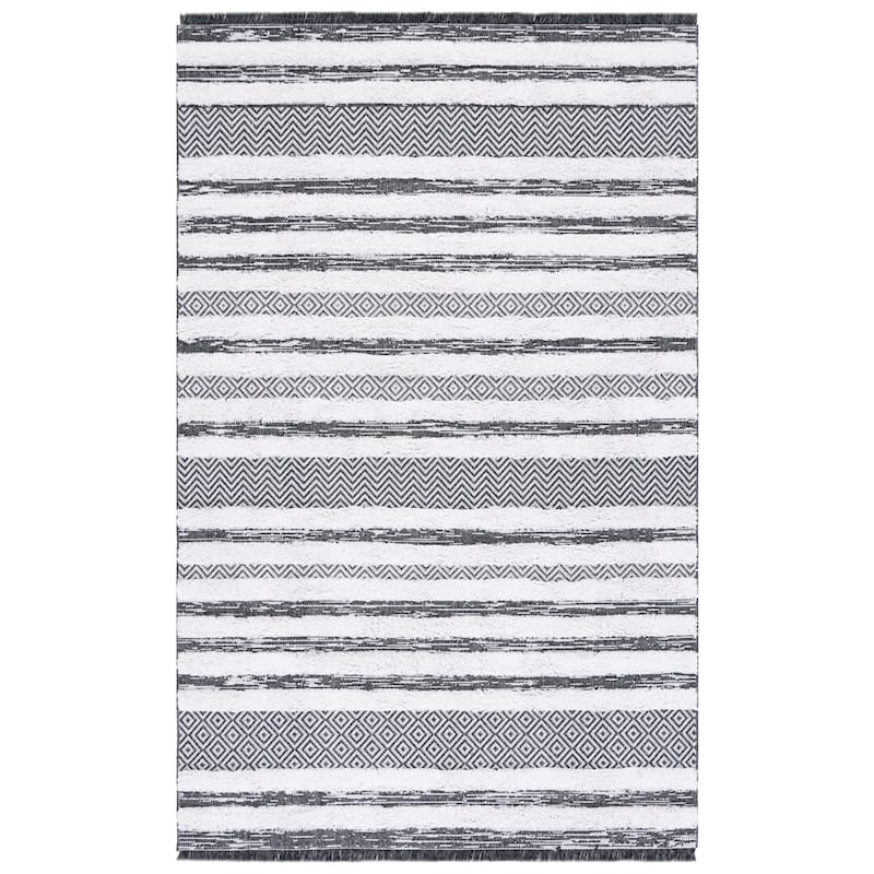 SAFAVIEH Augustine Zoulikha Stripe Fringe Rug