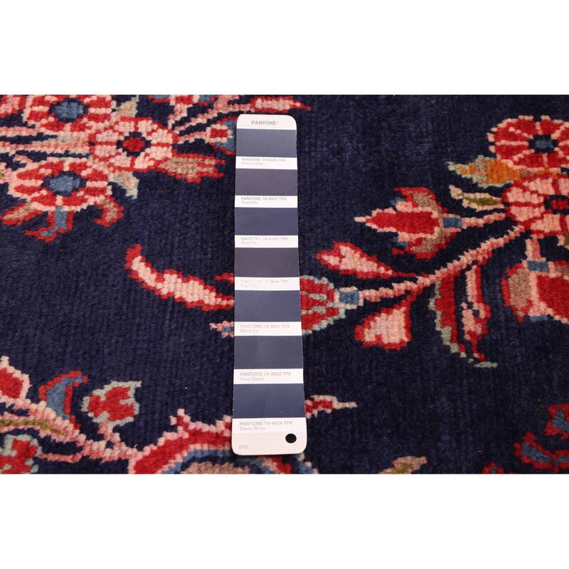 ECARPETGALLERY Hand-knotted Anadol Navy Wool Rug - 4'1 x 8'0