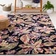 preview thumbnail 6 of 69, SAFAVIEH Handmade Blossom Chong French Country Floral Wool Rug