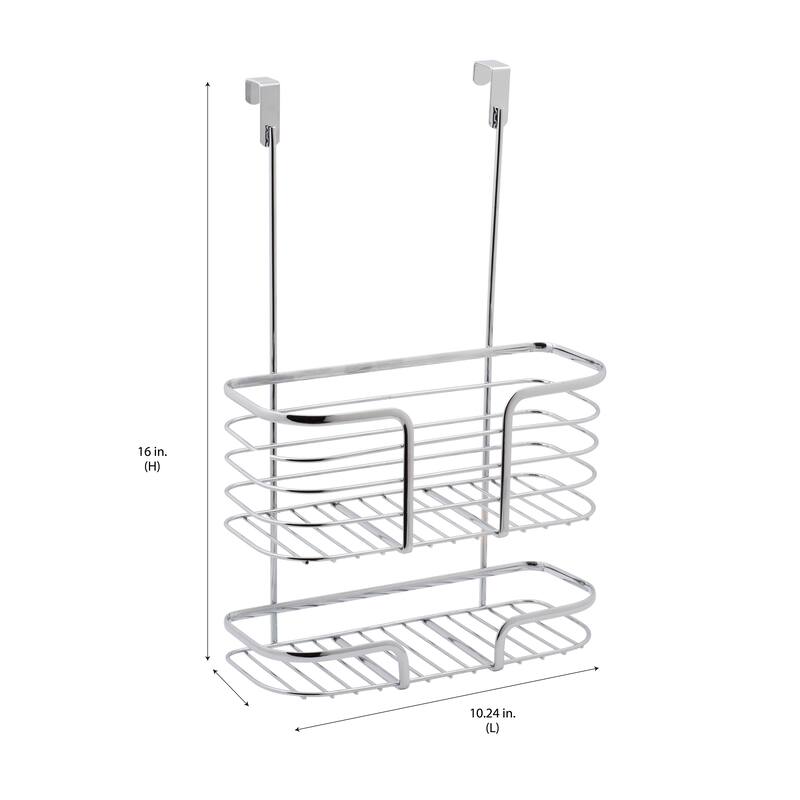 Kitchen Details Over the Cabinet Organizer in Chrome