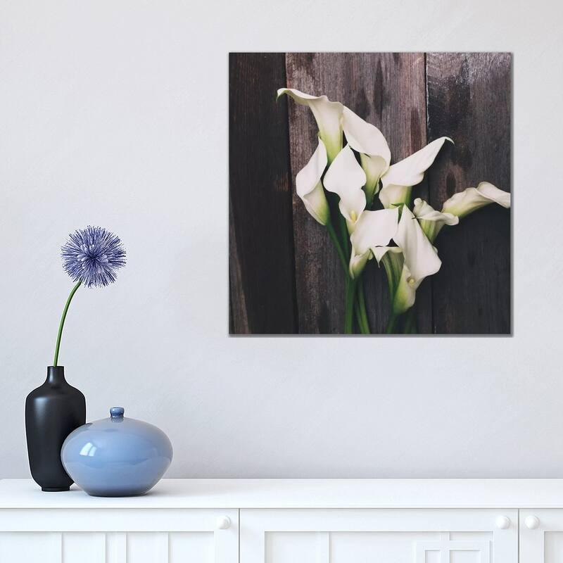 iCanvas "Calla Lilies" by Olivia Joy StClaire Canvas Print - 18x18x1.5
