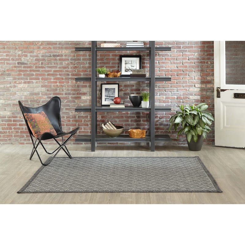 ECARPETGALLERY Machine Woven Eve Indoor/Outdoor Area Rug