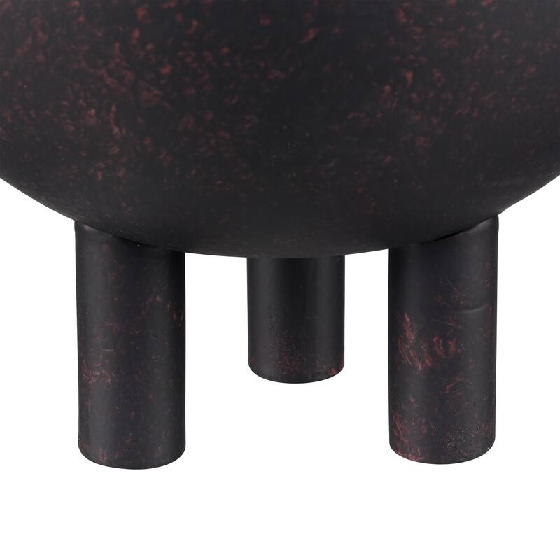 Elk Home Booth Black Earthenware 6.25 Inch Wide Bowl