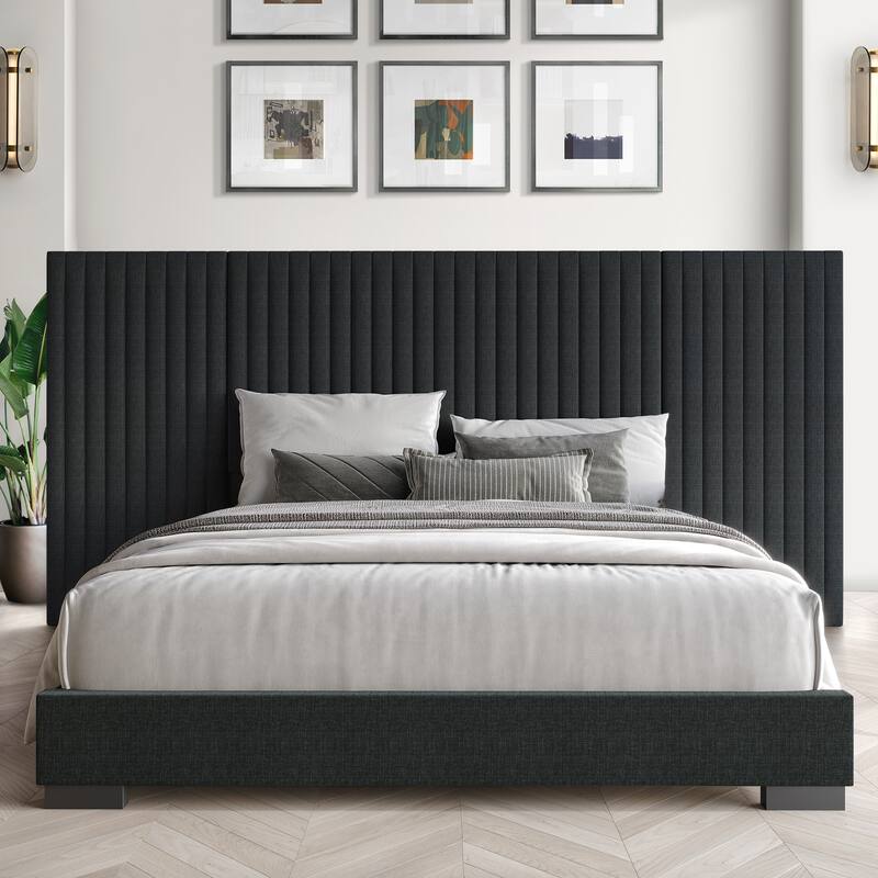 CraftPorch Simple Luxury Wall Panel Bed