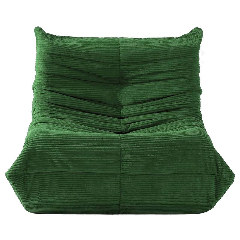 Moasis Cordury Fireside Bean Bag Chairs with Memory Foam for Adults