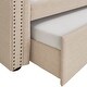 preview thumbnail 13 of 27, Knightsbridge Queen Tufted Chesterfield Daybed by iNSPIRE Q Artisan