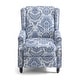 preview thumbnail 42 of 91, Linen Manual Upholstered Recliner with Wood Legs