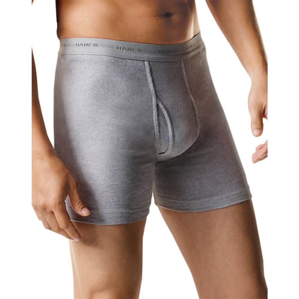 Hanes Men S Boxer Brief With Comfort Flex Waistband Black Grey Assorted 7 Pack Size L Color Black Grey Overstock 13921642