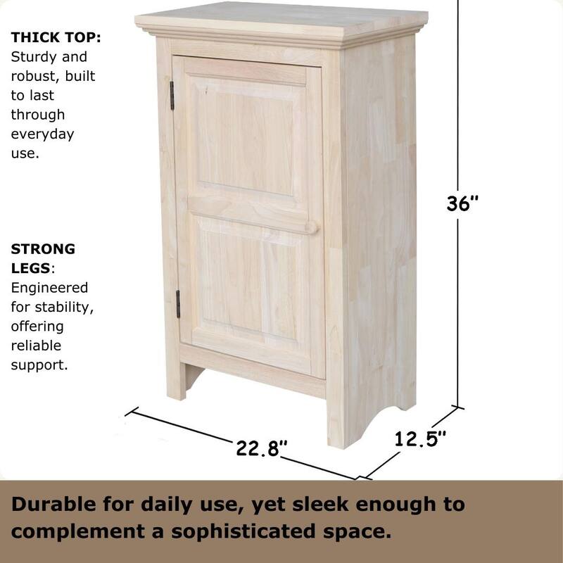 Solid Wood Storage Cabinet Cupboard