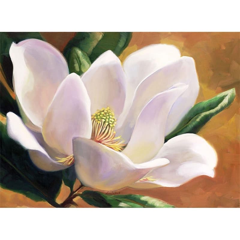 4 Cala Home Premium Hardboard Placemats Table Mats, Magnolia Blossom - Set of 4