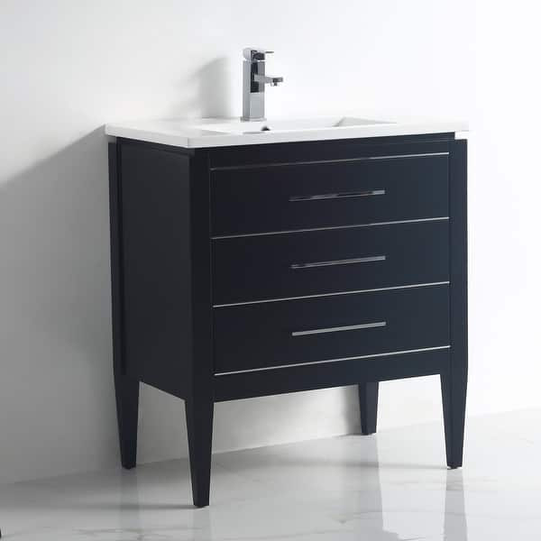 Ayer 30 Inch Single Bathroom Vanity Set Overstock 32517442