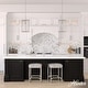 preview thumbnail 9 of 14, Hunter Astwood 1-Light Pendant - Kitchen Island, Dining Room, Entry - Art Deco, Contemporary, Clear Glass