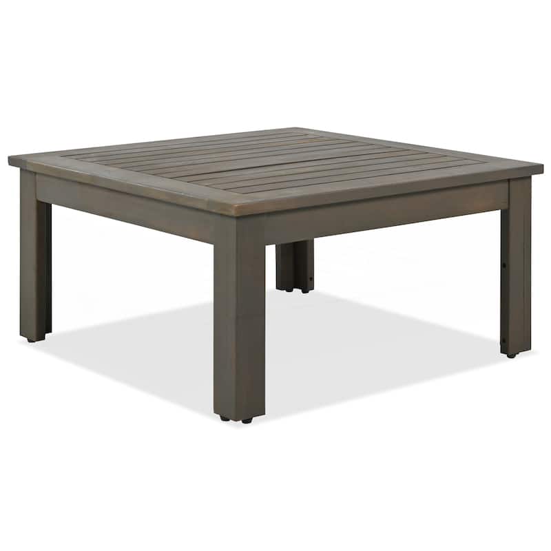 4 Pieces Outdoor Acacia Wood Sofa Set