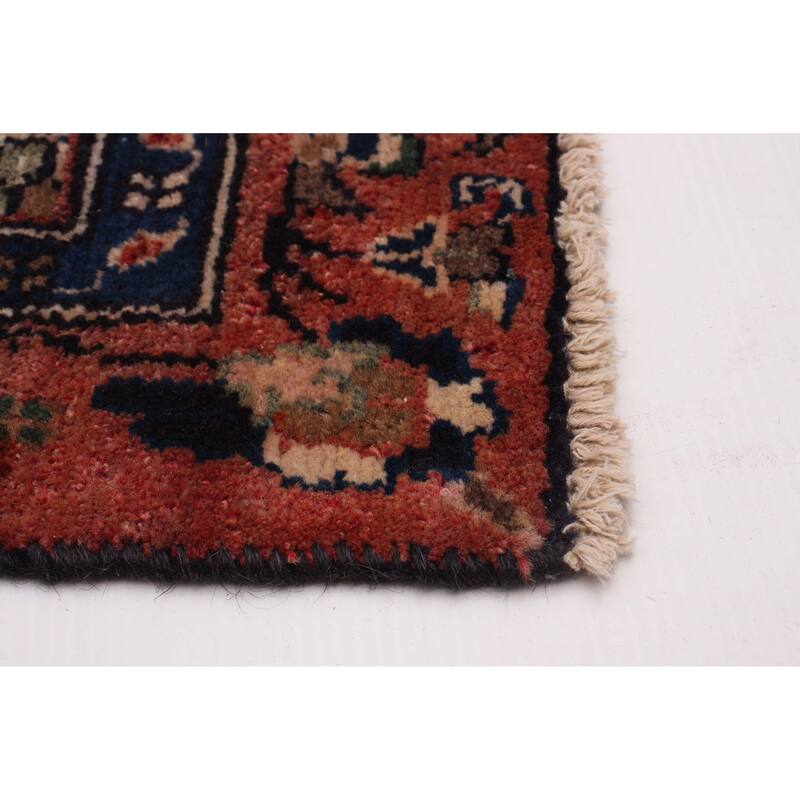 ECARPETGALLERY Hand-knotted Andelz Red Wool Rug - 2'11 x 10'6