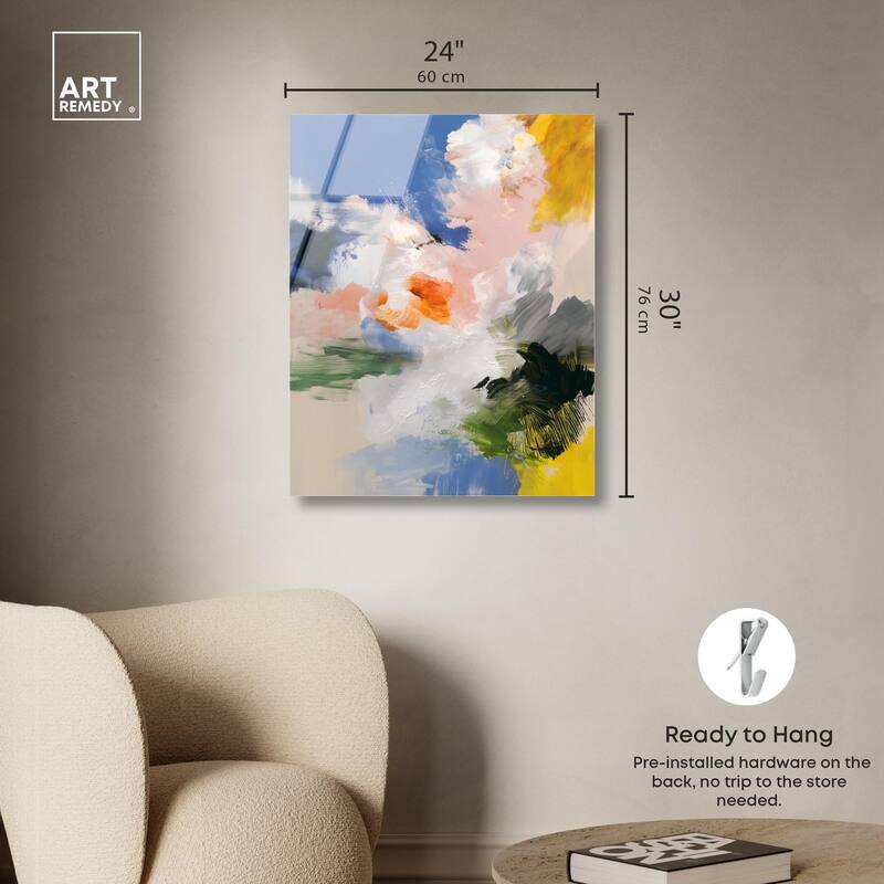 Clouds and Color I Acrylic by Art Remedy, Ready to Hang