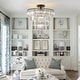 preview thumbnail 9 of 22, Crystal Chandeliers,5-Tier Round Semi Flush Mount Chandelier Light Fixture, Large Contemporary Luxury Ceiling Lighting