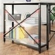 preview thumbnail 72 of 113, Small L Shaped Desk with Storage Shelves Corner Computer Desk