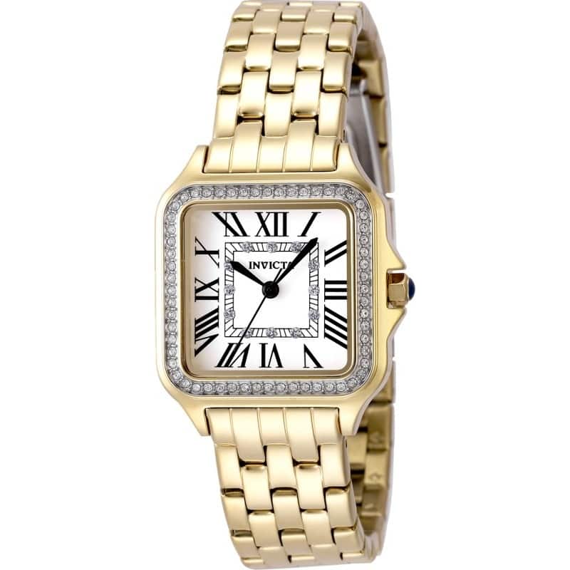 Invicta Women's 48995 Angel Quartz 3 Hand Silver Dial Watch