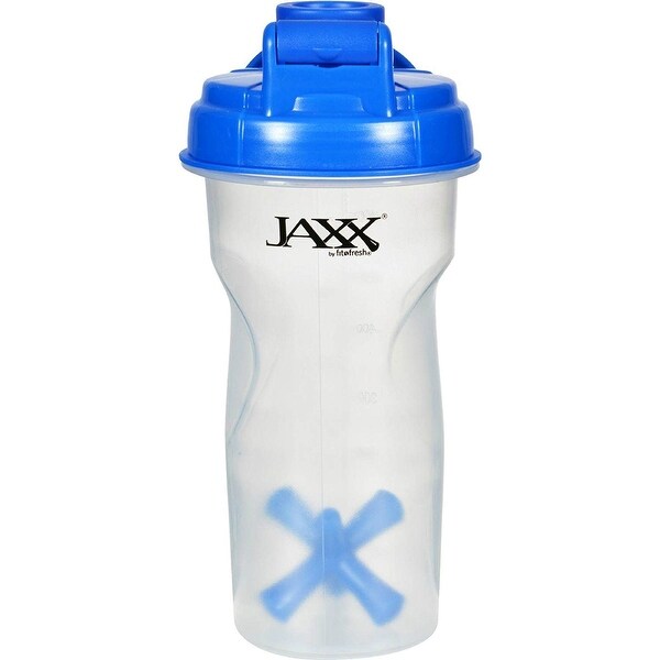 Fit and Fresh Jaxx Shaker - Blue - 28 oz Shaker Bottles
