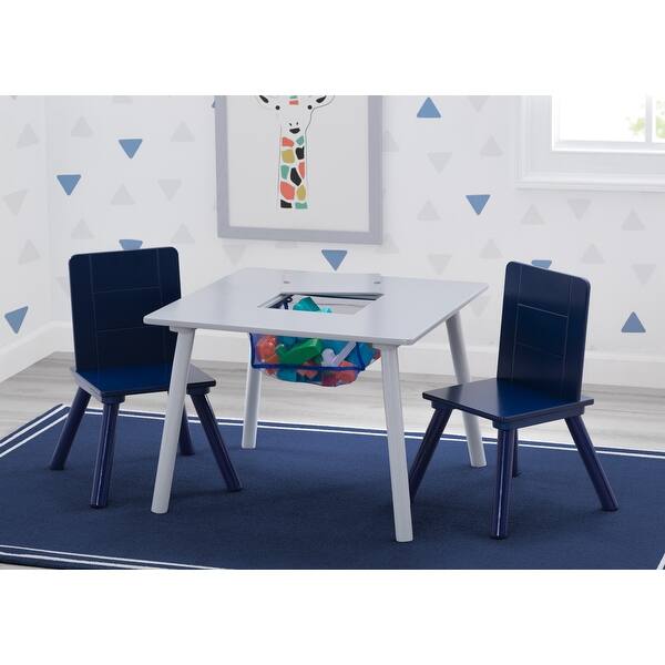 slide 2 of 10, Kids Table and Chair Set with Storage (2 Chairs Included)