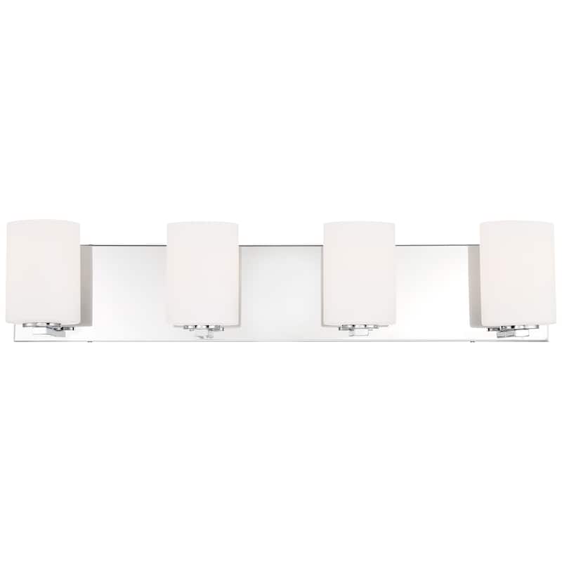 Access Lighting Oslo - LED Bath Vanity - Chrome Finish - Opal Glass - Replaceable LED