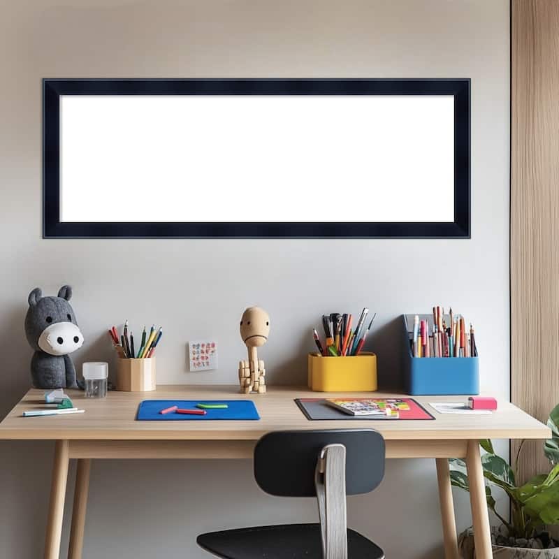 Amanti Art Madison Black Framed Dry Erase Magnetic Board