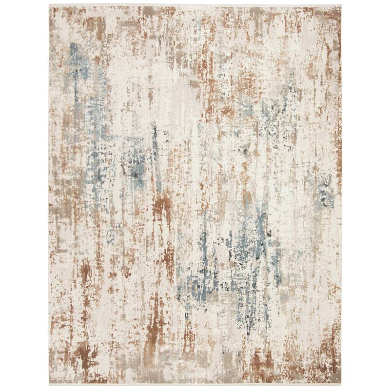 SAFAVIEH Eclipse Novilia Vintage Boho Abstract Viscose Rug with