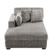 preview thumbnail 21 of 150, 42" W Plush Corduroy Upholstered Chaise Lounge Sleeper for Living