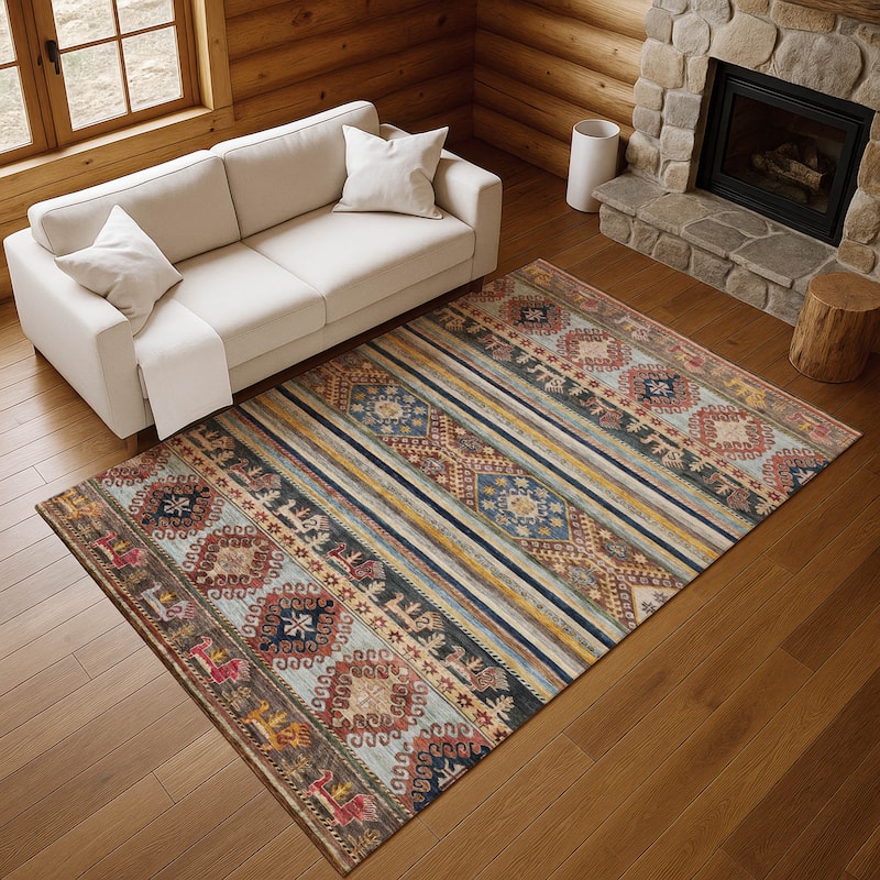 Premium Washable Super Soft Boho Global Mayfield Rug