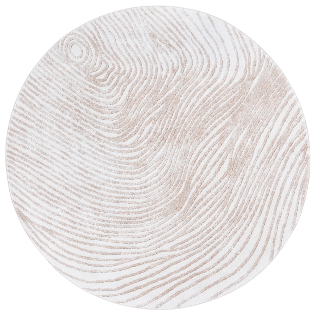SAFAVIEH Opal Chiho Modern Contemporary Abstract Rug - 6'7" Round