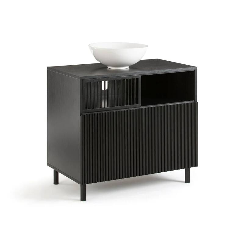 Bilbao Oak Bathroom Vanity Unit - N/A