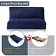 preview thumbnail 9 of 11, Corduroy Bean Bag Folding Sofa Bed