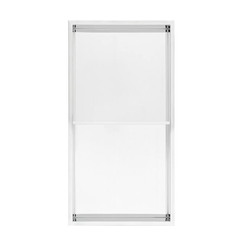 Swiss Madison SM-DWN00 Voltaire 24" x 12" x 4" Stainless Steel Shower - Polished Chrome