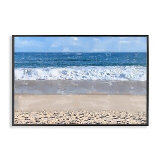 Stupell Sunny Beach Day Coast Framed Giclee Art Design By Jeff Pica ...