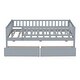 preview thumbnail 68 of 95, Roomfitters Twin Size Daybed Wood Frame with Two Storage Compartments, Space-Saving and Stylish Design for Any Room