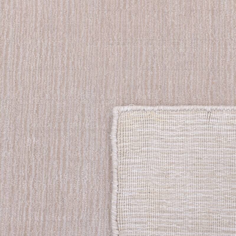 Overton Handmade Modern Contemporary Solid Area Rug