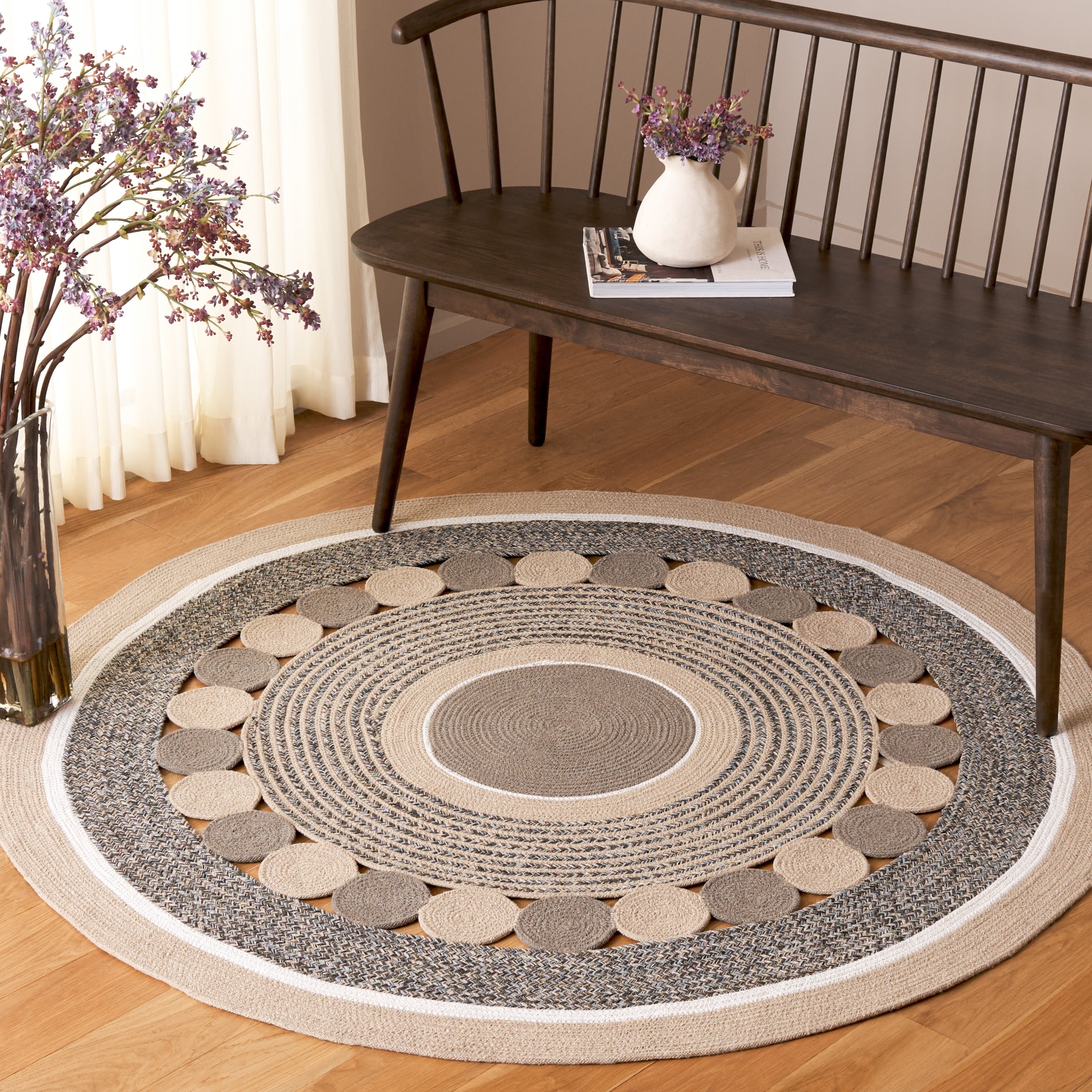 SAFAVIEH Flatweave Braided Gulcihan Nautical & Coastal Cotton Rug