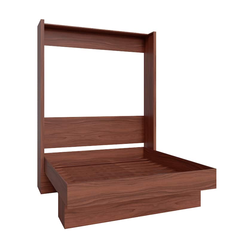 Easy-Lift King Murphy Wall Bed with Shelf