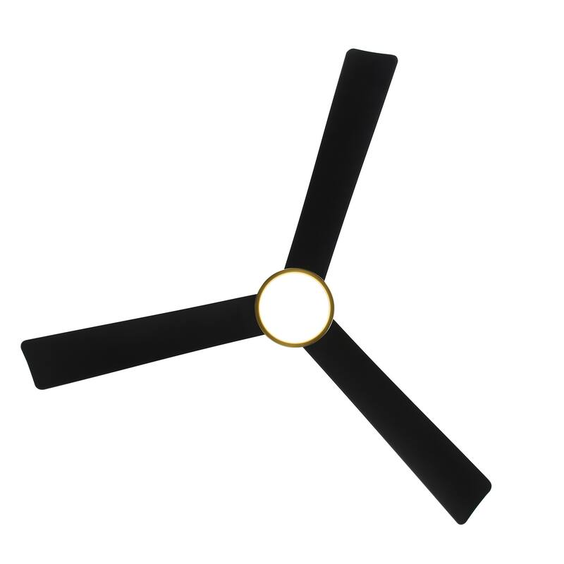 52 in. Integrated LED Indoor Ceiling Fan with Light and Remote Control Included