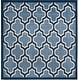 preview thumbnail 34 of 127, SAFAVIEH Amherst Erma Modern Rug 7' Square - Light Blue/Navy - Square