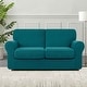 preview thumbnail 98 of 149, Subrtex 9-Piece Stretch Sofa Slipcover Sets with 4 Backrest Cushion Covers and 4 Seat Cushion Covers Loveseat - Teal